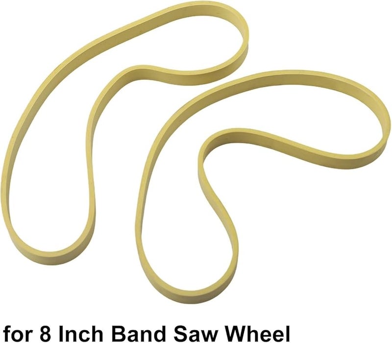 8 Inch Band Saw Rubber Tire 2 Pack Anti Skid Replacement For 8 9 Inch Woodworking Band Saw Wheel - Image 3