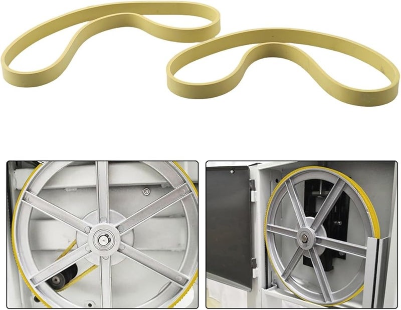 8 Inch Band Saw Rubber Tire 2 Pack Anti Skid Replacement For 8 9 Inch Woodworking Band Saw Wheel - Image 4