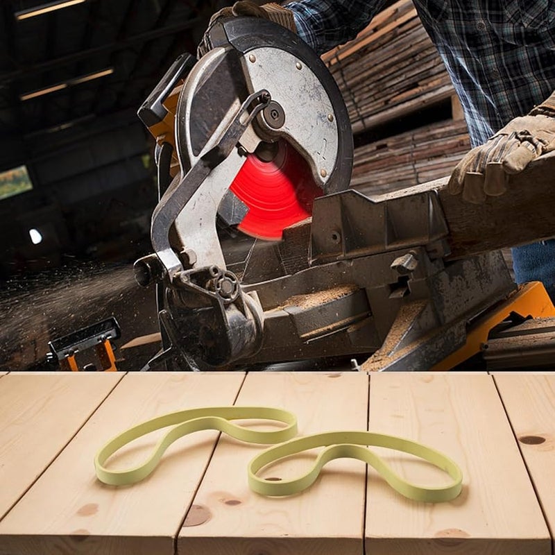 8 Inch Band Saw Rubber Tire 2 Pack Anti Skid Replacement For 8 9 Inch Woodworking Band Saw Wheel - Image 5