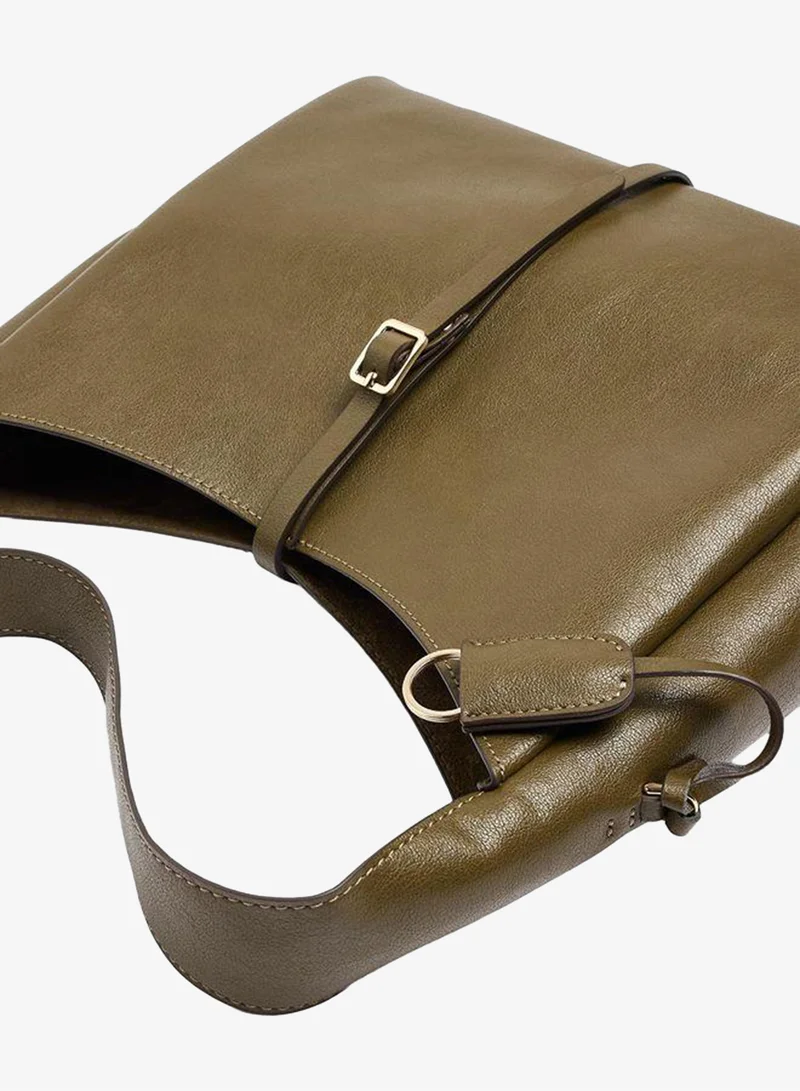 Parfois Shoulder Bag With Strap And Buckle