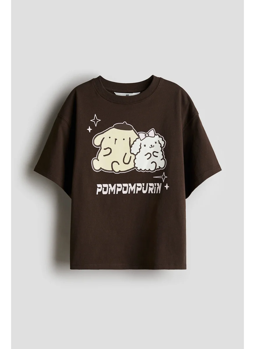 اتش اند ام Printed Cotton T-Shirt