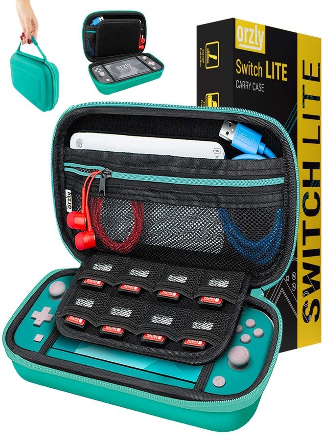 Orzly Carry Case for Nintendo Switch Lite - Portable Travel Carry Case with storage for Switch Lite Games & Accessories (Blue) - Image 1