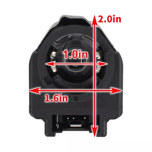 HOMEWITHU Xenon HID Headlight Igniter Bulb Socket for Mitsubishi Mazda CX9 CX5 3 for Honda CR-Z 11-16 33129SZTG01 Xenon Ballast HID Light Bulb Igniter Socket W3T216 - Image 2