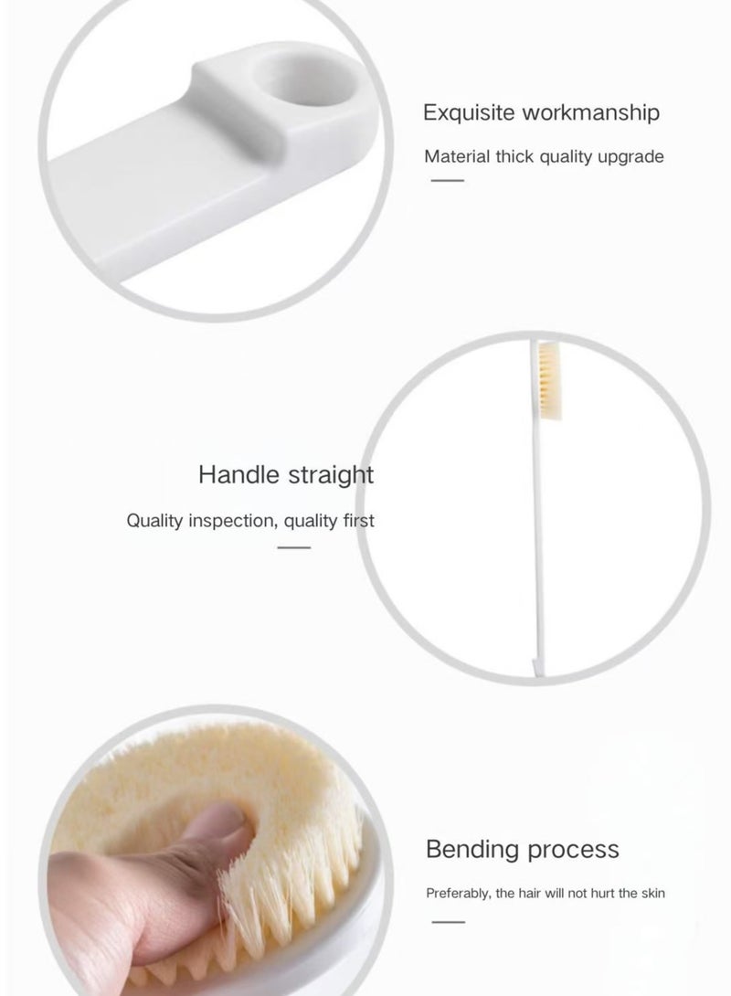 Generic Skyline Brush Dry Brushing Shower Bath Brush Long Handle Gentle Back Skin Scrubber  - Image 5