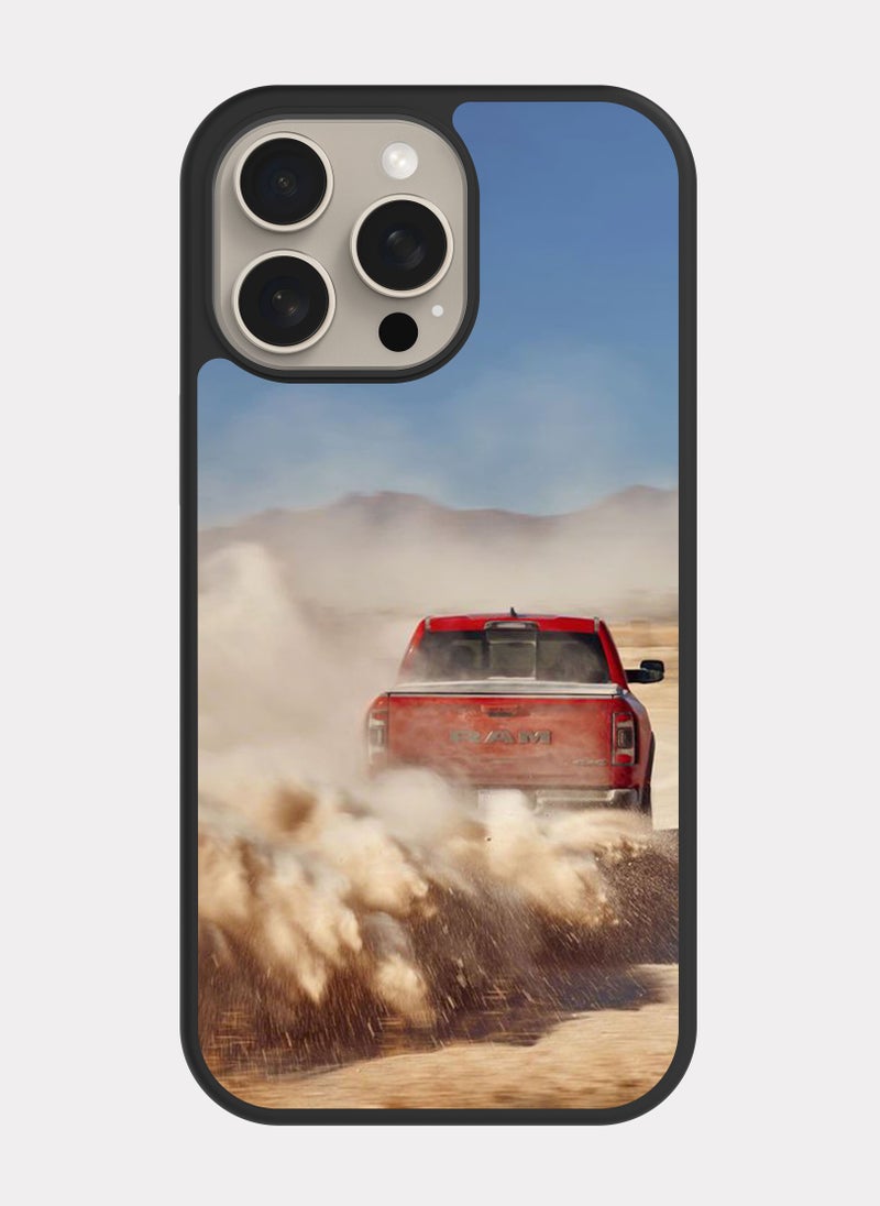 بكسلات كفر ايفون 15 برو ماكس دودج رام 1500 تي ار اكس بيج احمر - Image 1