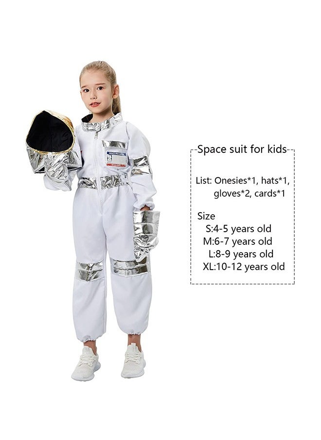 Space Suit Astronaut Role-Play Costume Set Size S（100-110cm）  - Image 2
