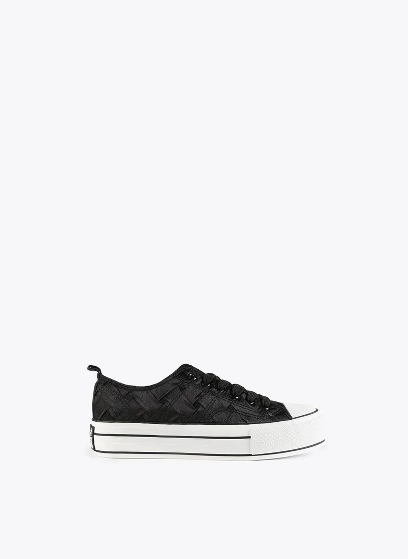 Lola Casademunt Braided fabric sneakers