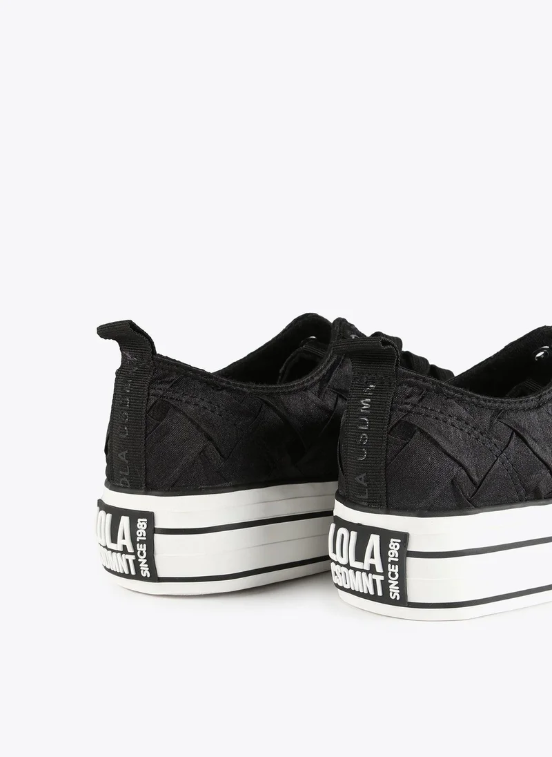 Lola Casademunt Braided fabric sneakers
