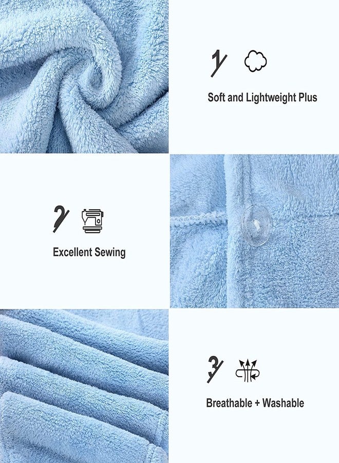 DEE Sons Hair-Drying Absorbent Microfiber Towel,Dry Shower Caps,Bathrobe Hat,Magic Hair Wrap for Women Hair wrap Multicolor - Image 4