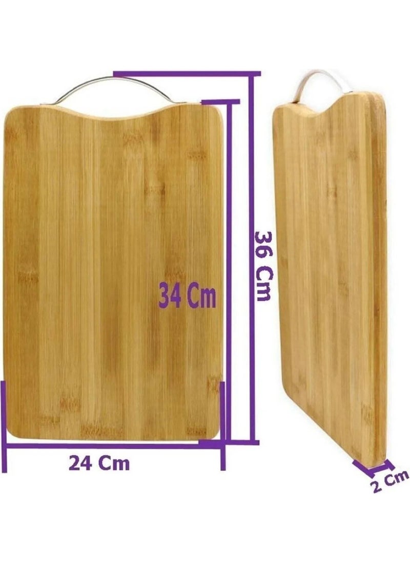 Tamu Handle Bamboo Cutting Board, Wooden Chopping Board  - Image 5