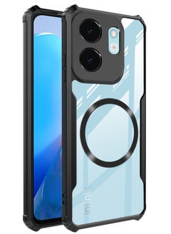 Fankalo [1+2 Sets] For Infinix Hot 50i/ Infinix Smart 9 Case & Screen Protector Magnetic Suction Car Phone Case with Anti Drop Function High Transmittance Glass Scratch Resistant Tempered Glass  - Image 2