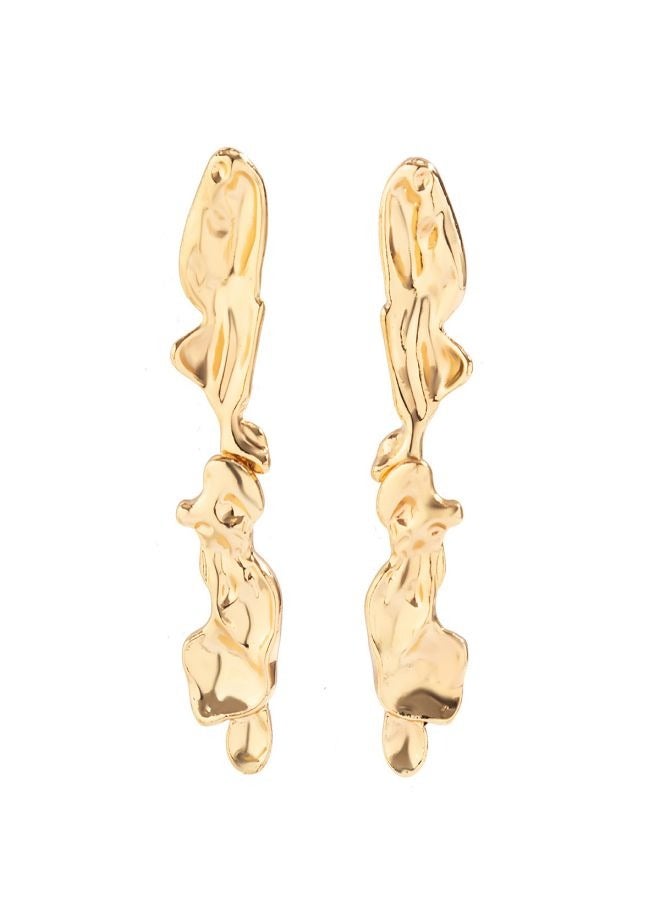 A pair of the latest gold earrings - Image 1