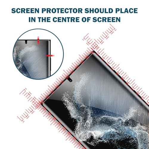 EGV 3 Pack for Samsung Galaxy S22 Ultra Screen Protector, Touch Sensitive, Anti-Scratch 3D Curved Upgrade Flexible TPU Screen Protector for Galaxy S22 Ultra, Bubble Free - Image 4