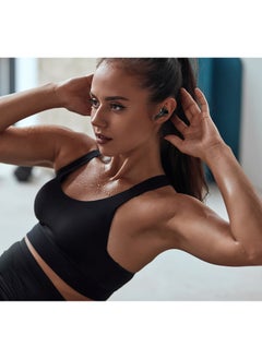 porodo Wonder TWS Earphone with Touch Screen / Remote Camera Trigger / Integrated Flashlight / 4H Music Playback Time / Bluetooth V5.4 - Black  - Image 4