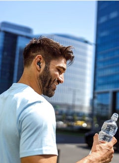 porodo Wonder TWS Earphone with Touch Screen / Remote Camera Trigger / Integrated Flashlight / 4H Music Playback Time / Bluetooth V5.4 - Black  - Image 5