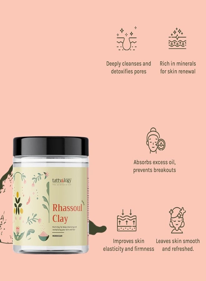 Tattvalogy Moroccan Rhassoul Clay (Dark), 150 g - Image 4
