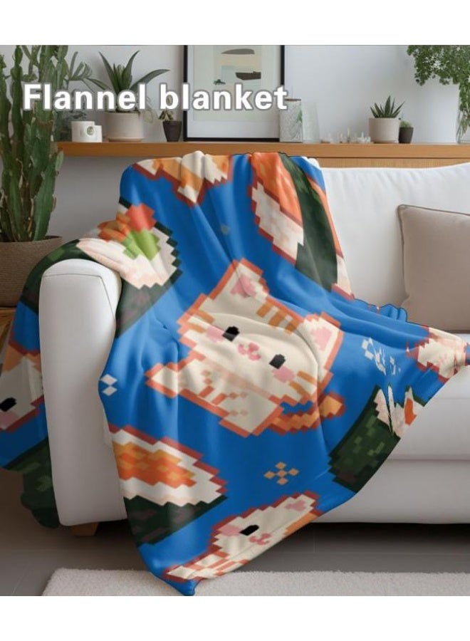 general Children's or student cartoon flannel thin blanket (warm and comfortable, suitable for sleep, games) 100cm*150cm - 365 - Image 4