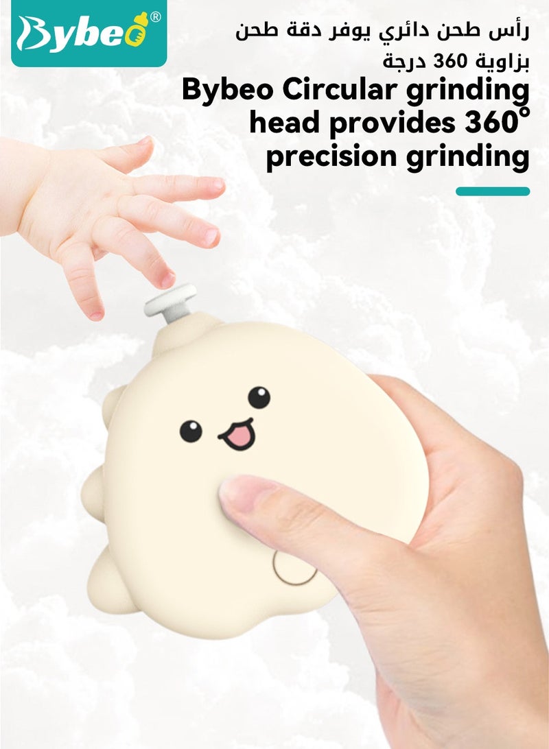 بيبو مجموعة قصافة أظافر للأطفال مكونة من 6 قطع، ماكينة تشذيب كهربائية، مجموعة العناية بأظافر الأطفال، مجموعة مبرد أظافر للأطفال مع إضاءة LED، و6 وسادات صنفرة بأحجام مختلفة + مجموعة قصافة أظافر مكونة من 4 قطع + صندوق تخزين، مناسبة للأطفال حديثي الولادة أو الأطفال الصغار أو البالغين للعناية بأصابع القدم والأظافر - Image 4