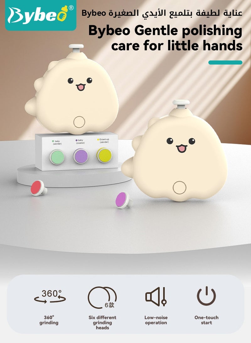 بيبو مجموعة قصافة أظافر للأطفال مكونة من 6 قطع، ماكينة تشذيب كهربائية، مجموعة العناية بأظافر الأطفال، مجموعة مبرد أظافر للأطفال مع إضاءة LED، و6 وسادات صنفرة بأحجام مختلفة + مجموعة قصافة أظافر مكونة من 4 قطع + صندوق تخزين، مناسبة للأطفال حديثي الولادة أو الأطفال الصغار أو البالغين للعناية بأصابع القدم والأظافر - Image 2