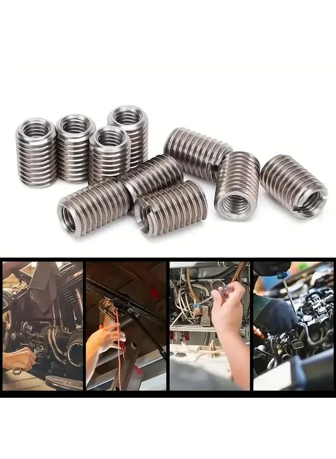 M8 M12 Threaded Insert 10mm Length 5 Pieces Self Tapping Metal Fastener - Image 1