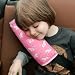 COOLBEBE Seat Belt Pillow for Kids Extra Soft Toddler Travel Pillow for Car Seat Universal Carseat Strap Cushion Pads for Childs Baby People Adults Pink Unicorn - Image 2