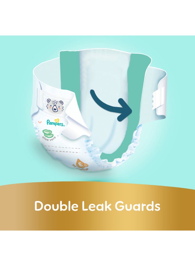 بامبرز حفاضات عناية مميزة، مقاس 3، للأطفال بوزن 6 إلى 10 كجم، أنعم حفاضات وأفضل حماية للبشرة، 62 حفاض للأطفال - Image 5