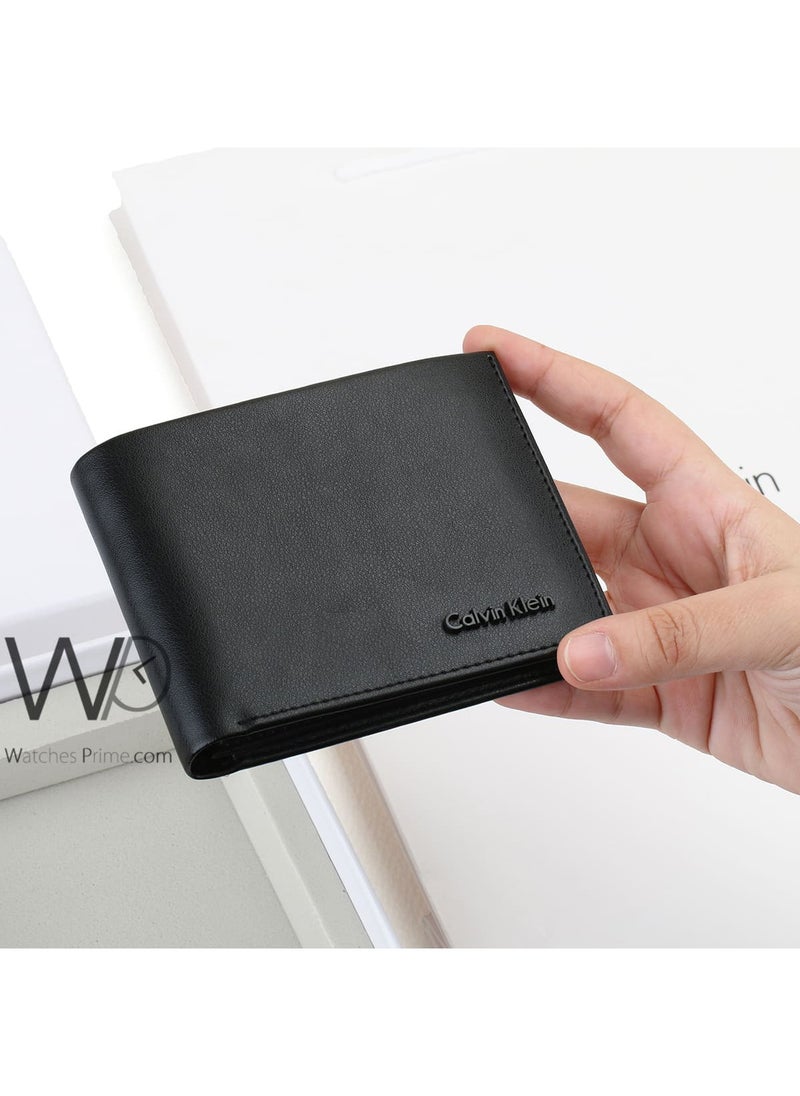 Calvin Klein Jeans - Calvin Klein Black Genuine Leather Wallet and Belt Gift Set Ck - Image 1