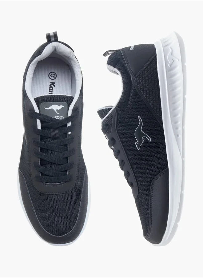 كانغاروس Men's Logo Detail Sports Shoes With Lace-Up Closure