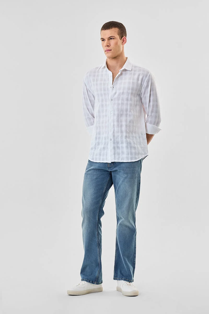 SNITCH Checks 100% Cotton Regular Fit Shirt