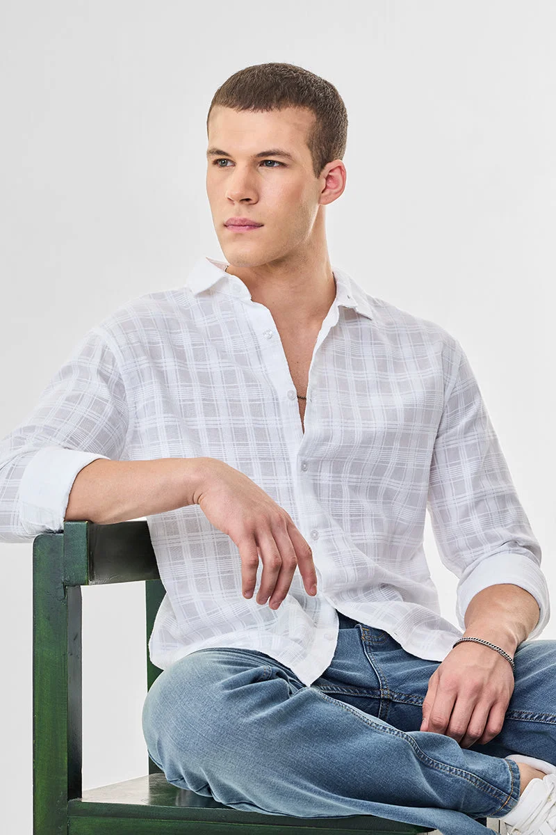 SNITCH Checks 100% Cotton Regular Fit Shirt