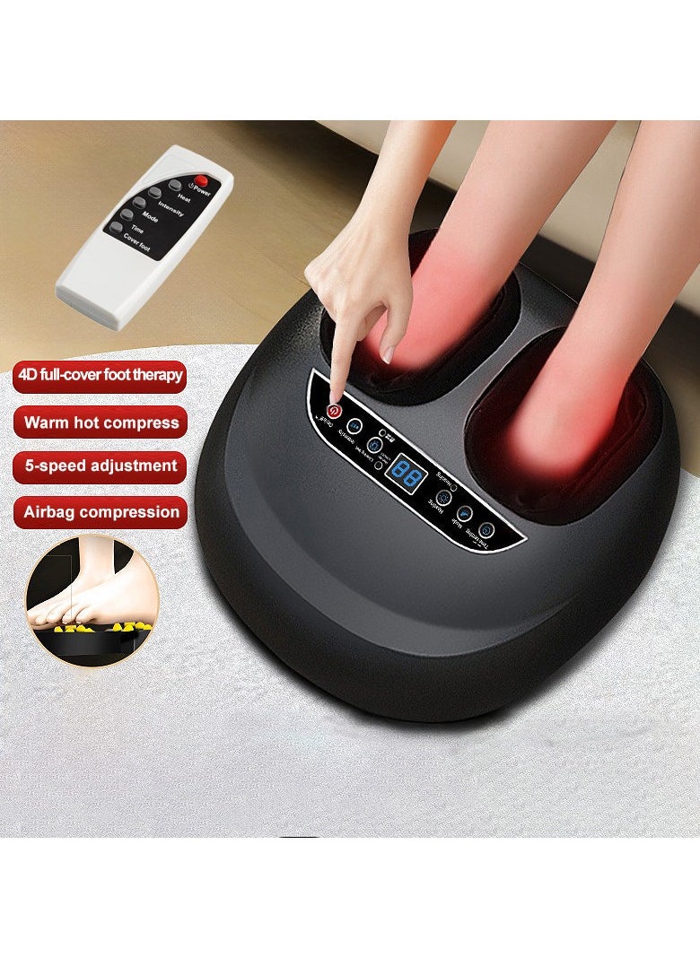 XiuWoo Electric Foot Massager with Heat, With Remote Control,Feet Massager for Relaxation, Neuropathy Relief, Plantar Fasciitis, Circulation, and Heat Therapy  - Image 1