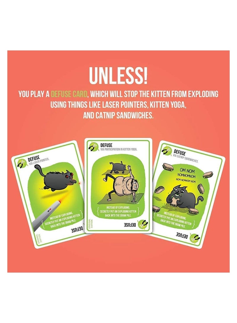 Exploding Kittens Barking Kittens Expansion Set - A Russian Roulette Card Game for Adults, Teens & Kids, Easy Family-Friendly Party Games - 20 Card Add-on - Image 4