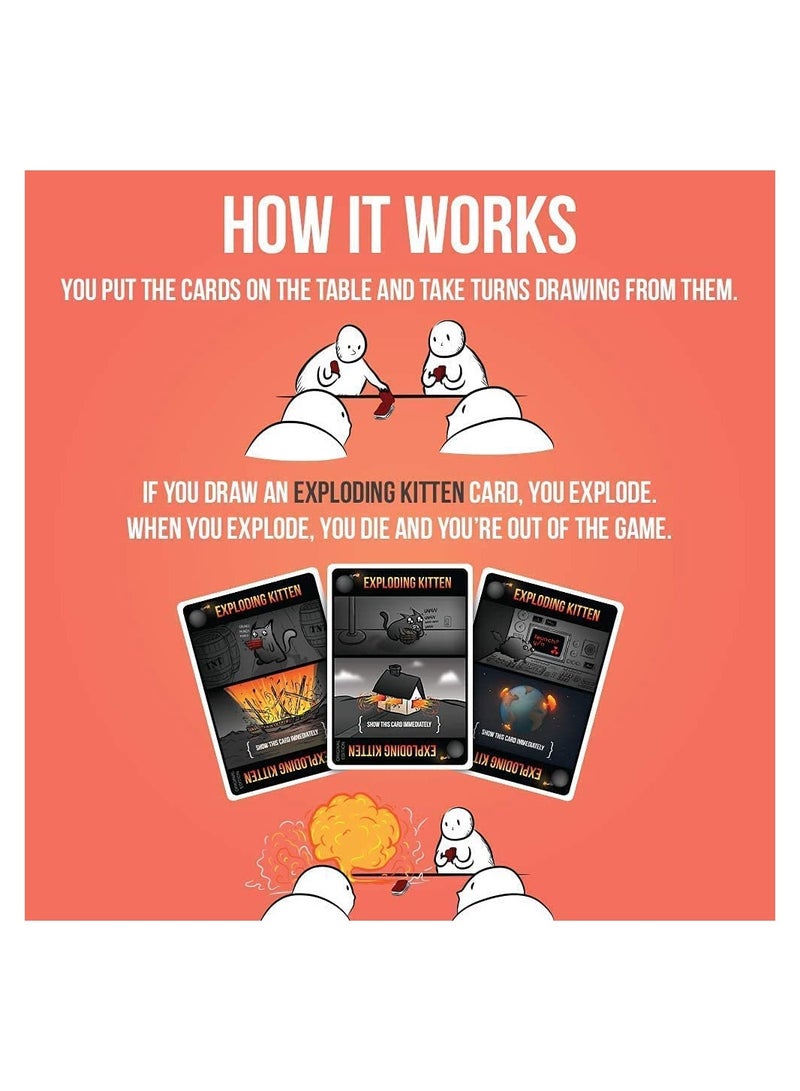 Exploding Kittens Barking Kittens Expansion Set - A Russian Roulette Card Game for Adults, Teens & Kids, Easy Family-Friendly Party Games - 20 Card Add-on - Image 2