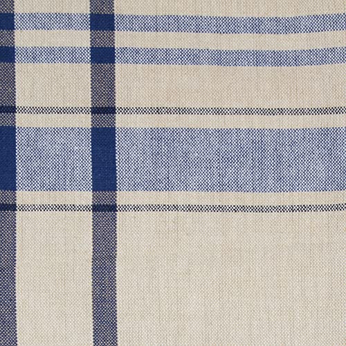 DII French Stripe Dining Table Collection Farmhouse Style Tablecloth, 60x84 Inches, Taupe/Blue - Image 3