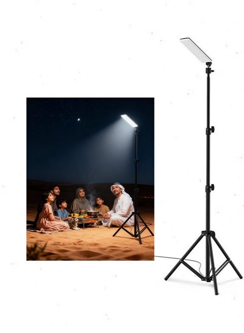 Camping Light LED Desert Light Work Lights with Adjustable Metal Tripod, USB Charging Multifunctional Outdoor Lamp for Garden & Camping Trips