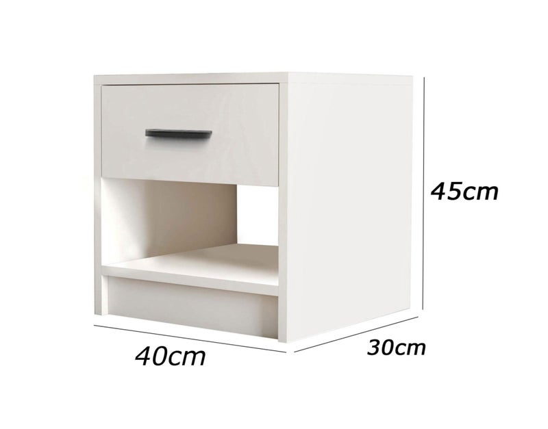 فرنتشر ستور كومود مودرن ام دي اف - ارتفاع 45 سم - عرض 40 سم - عمق 30 سم ، من فرنتشر ستور. - Image 3