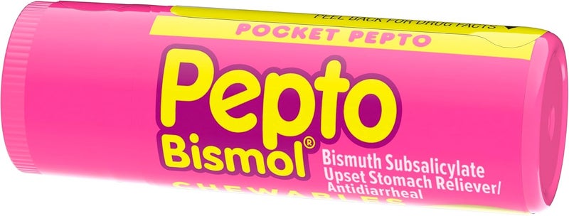 Pepto Bismol Cherry Chewable Tablets for Diarrhea Relief - 12 Count - Image 2