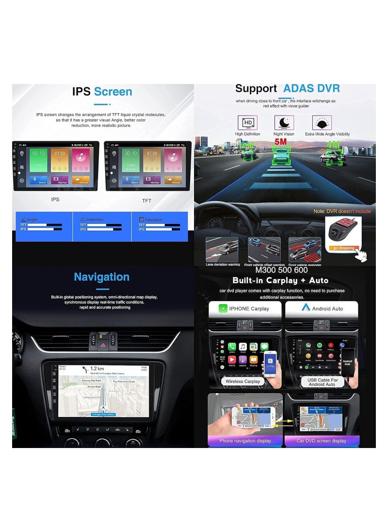 SHEZA STAR Android Screen For Mitsubishi Outlander 2017 To 2022 Auto AC 4GB RAM 64GB ROM Support Apple Carplay Android Auto FHD Touch Screen 10 Inch built In BT USB Radio WiFi Play Store Backup Camera included  - Image 4