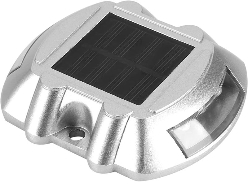 HEEPDD Road Lamp, Casting Aluminum Solar Powered LED Light, 6 Bright Lights, Ideal for Driveways and Pathways (Flashing red) - Image 3