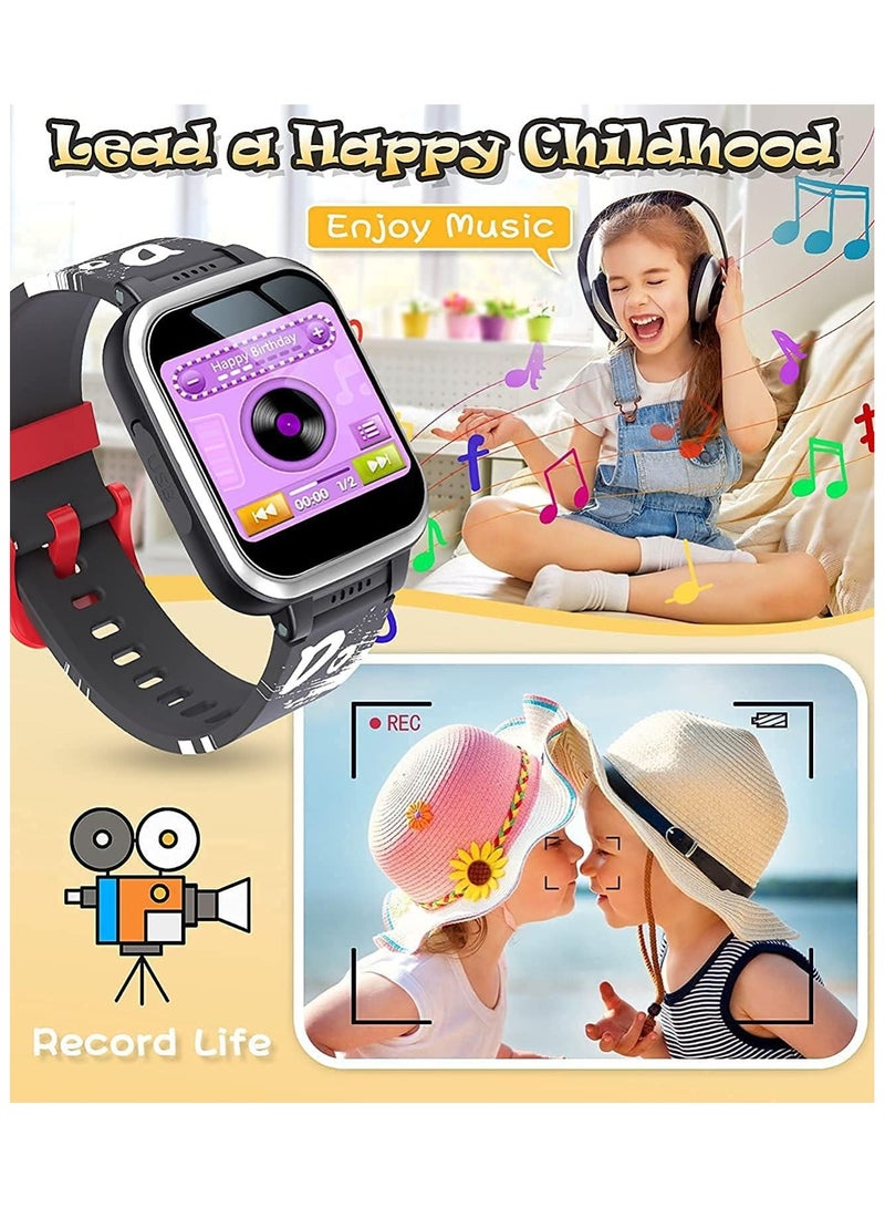 General Kids Smart Watch, Multi-functional Rechargeable Touch Screen Toddler Watch with HD Photo, Game and Music Player Educational Toys  - Image 5