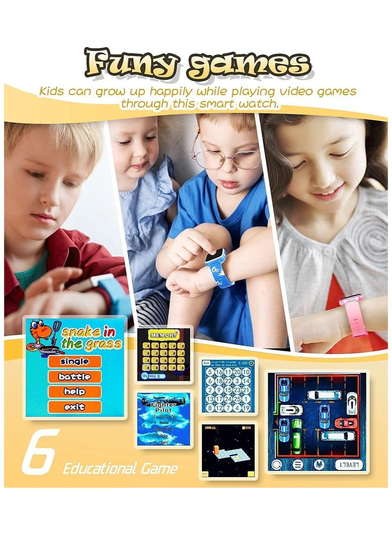 General Kids Smart Watch, Multi-functional Rechargeable Touch Screen Toddler Watch with HD Photo, Game and Music Player Educational Toys  - Image 4
