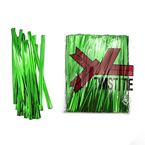 Esslly Aluminum Twist Tie Ribbon Strips for Gift Packaging – 900 Pieces in Green, Red & Blue – Durable, Flexible & Perfect for Crafts, Bags, and More - Image 5