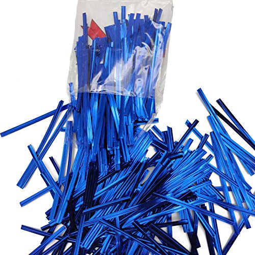 Esslly Aluminum Twist Tie Ribbon Strips for Gift Packaging – 900 Pieces in Green, Red & Blue – Durable, Flexible & Perfect for Crafts, Bags, and More - Image 3