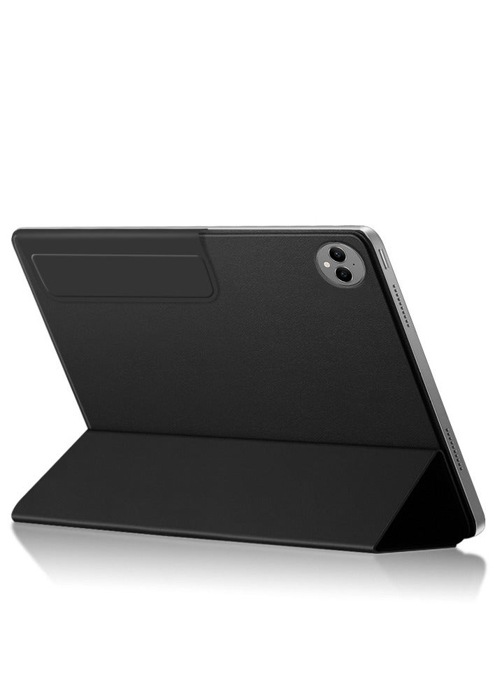 general Case Compatible with Huawei Matepad Pro 13.2 inch 2023 - Ultra Thin Super Light Strong Magnetic Flip PU Smart Stand Protective Case [Support pen magnetic charging] - Image 4