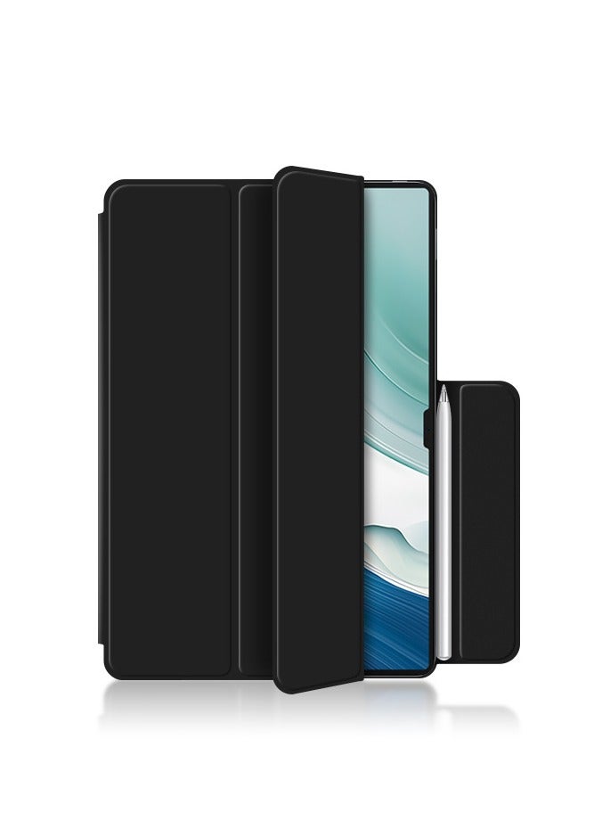 general Case Compatible with Huawei Matepad Pro 13.2 inch 2023 - Ultra Thin Super Light Strong Magnetic Flip PU Smart Stand Protective Case [Support pen magnetic charging] - Image 5
