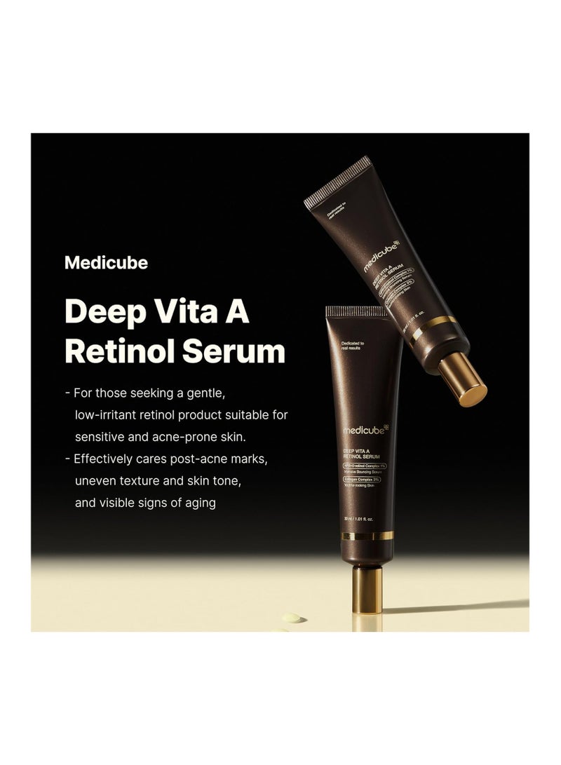 Medicube Medicube Deep Reviving Bakuchiol Retinol Facial Serum - Anti-Aging 4th Gen Retinol & Bakuchiol - Targets Fine Lines, Uneven Skin Tone, Blemish Scars - Korean Skin Care, Low Irritan - Image 2