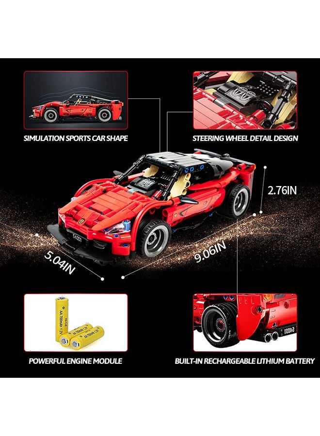 Qman Qman Remote Control Supercar Building Blocks - 425 PCS - Image 3