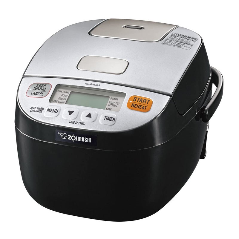 Zojirushi 612252-NL-BAC05SB Micom Rice Cooker and Warmer, Silver Black - Image 1