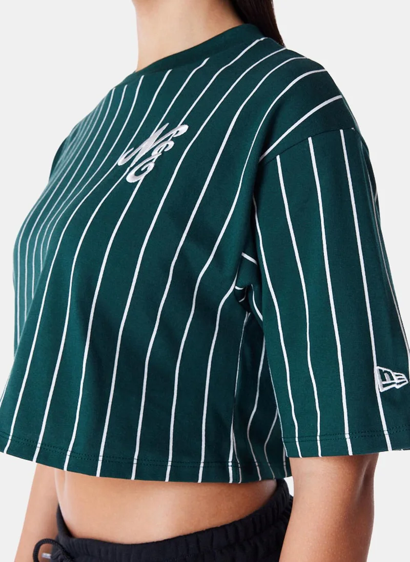 NEW ERA Women's Pinstripe Crop Top