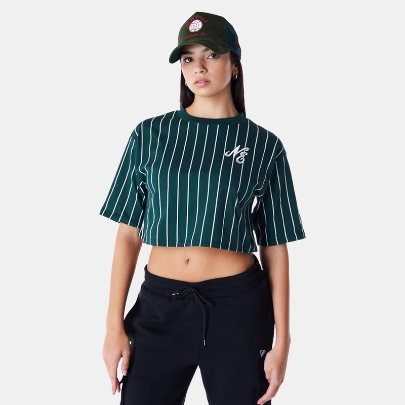 NEW ERA Women's Pinstripe Crop Top